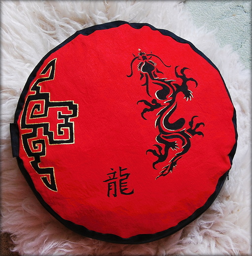 Meditační polštář Čínský drak