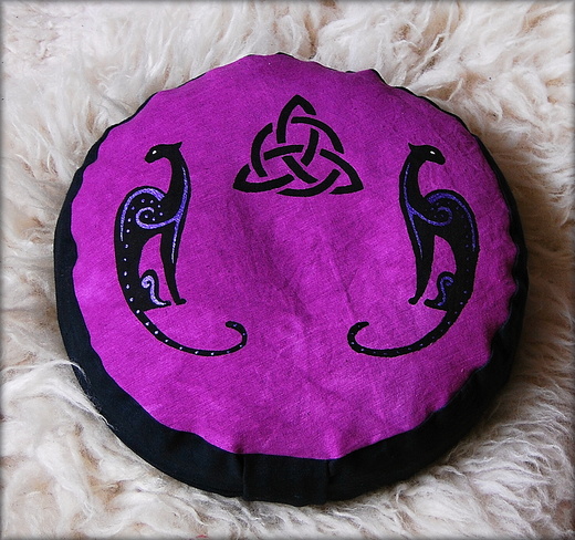 Meditační polštář Magické kočky
