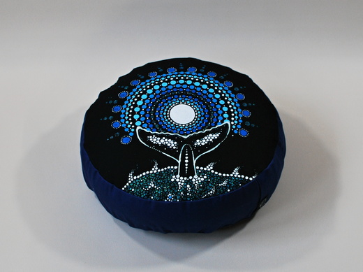 Meditační polštář Velrybí  mandala